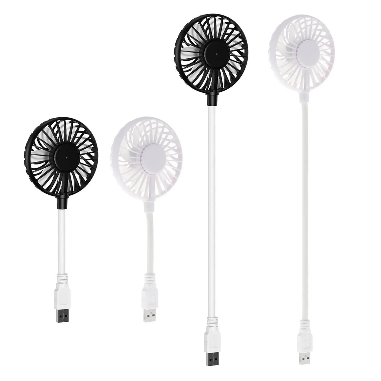 Mini ventilateur de bureau USB portable, moteur sans balais, rotation à 360 °, ventilateur de poche,