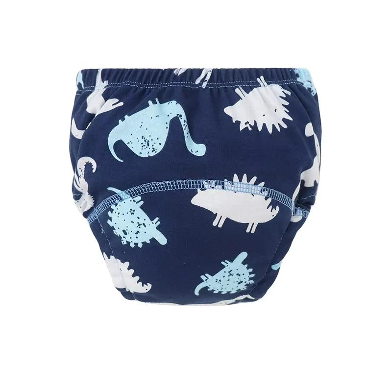 Ensemble de couches et pantalons pour bébé, pantalons d'entraînement imprimés de dessins animés pour