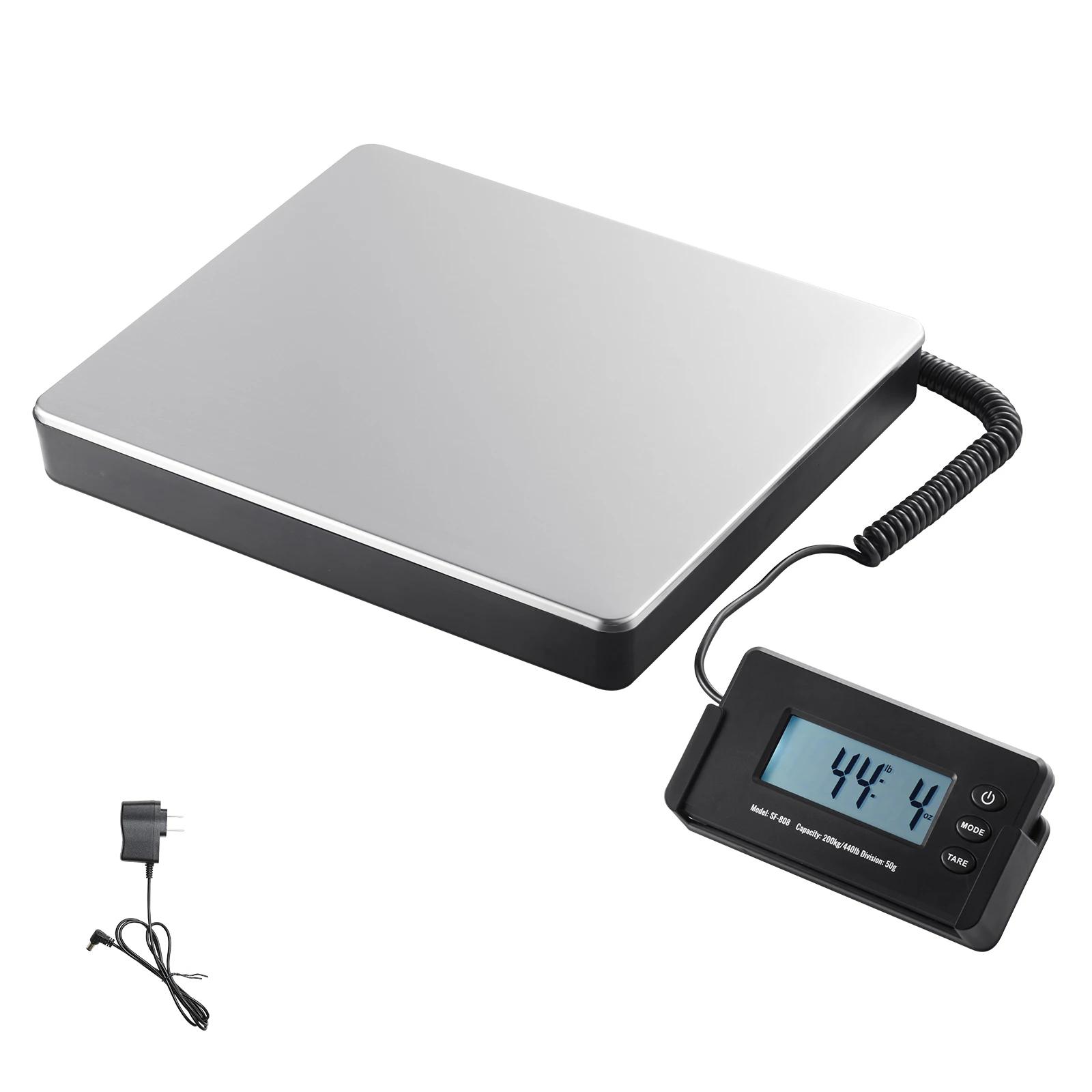 SucceBuy 440lbs balance d'expédition numérique avec minuterie fonction de tara HD écran LCD paquet P