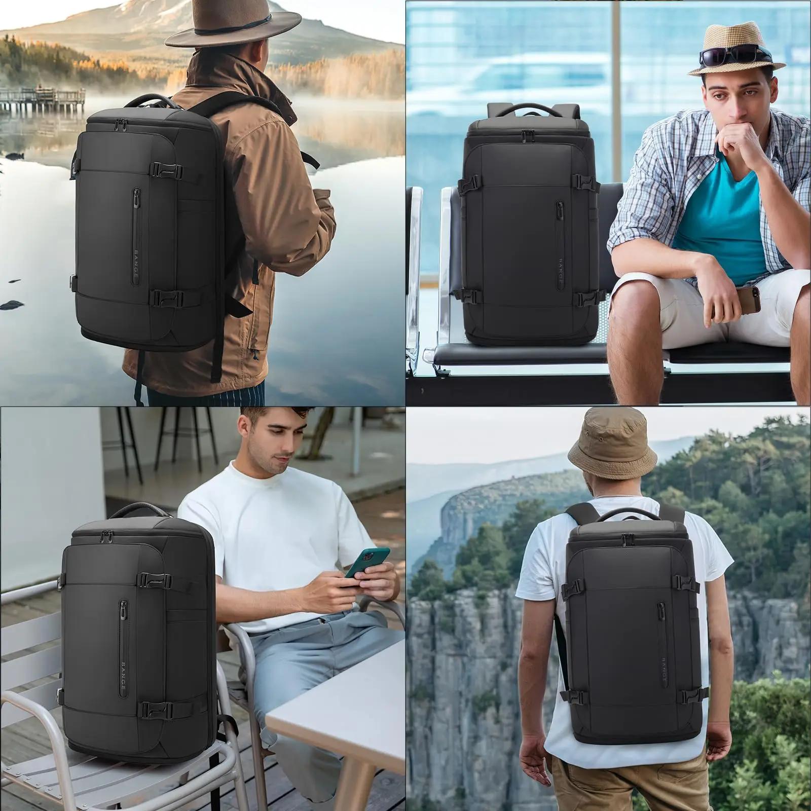 BANGE Multi nouveaux hommes sac à dos sport voyage affaires grande capacité séparation sèche et humi