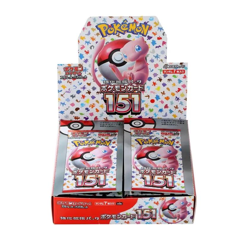 140 cartes Pokémon/boîte, version japonaise PTCG Sv11f Flare Black Bolt, coffret cadeau pour collect