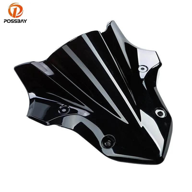 Pare-Brise de Moto Noir, Déflecteur de Vent pour Kawasaki Z900 2017 2018 2019 ABS, Accessoires