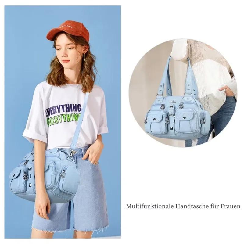 Sacs à main vintage pour femmes, sacs à bandoulière en PU tendance, sacs à main à poignée supérieure