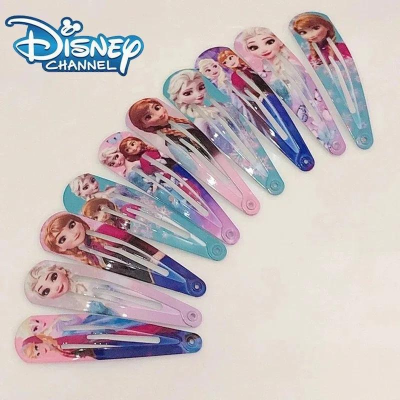 Pince à cheveux Elsa la reine des neiges, 5/10 pièces, accessoires pour cheveux Disney mignons pour 