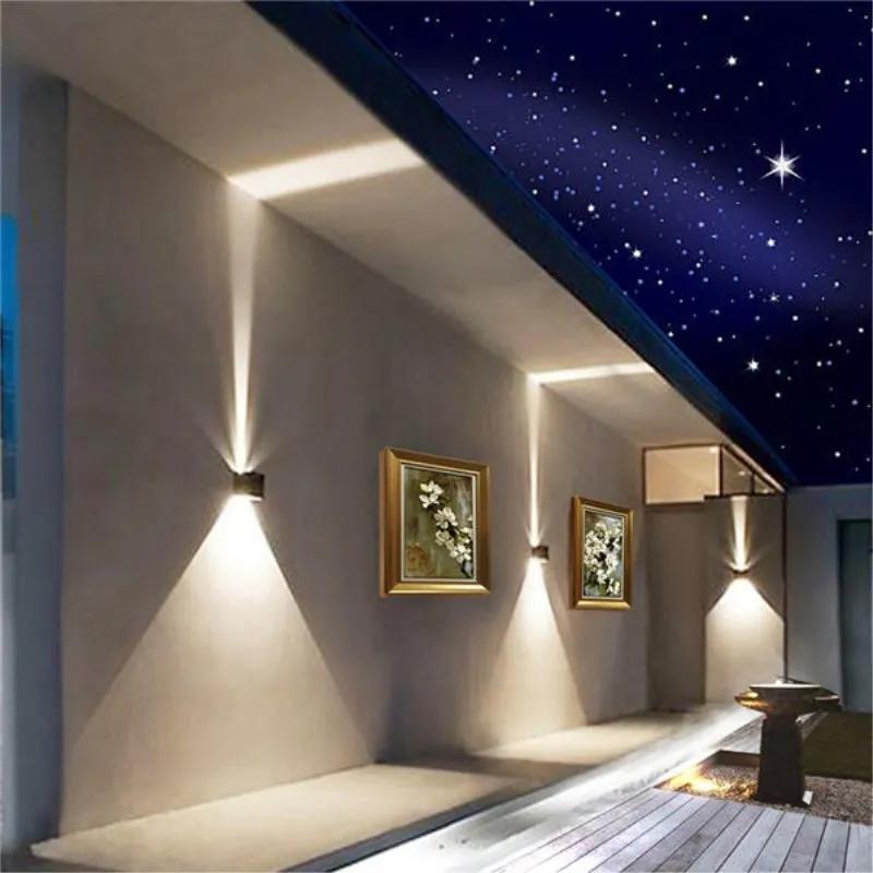 IP65 mur LED lampe extérieure applique balcon porche lumière jardin cour allée décor éclairage intér