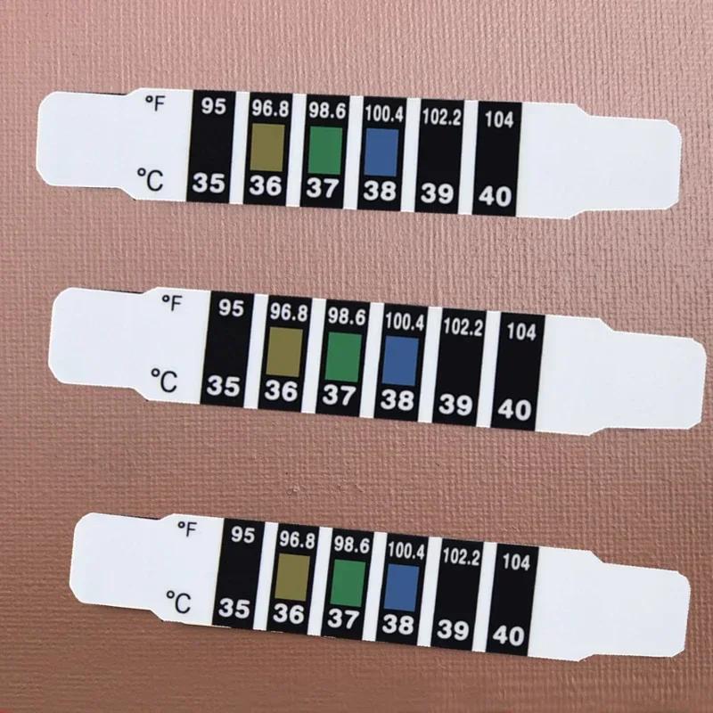 10/20 pièces front tête bande thermomètre eau lait thermomètre fièvre corps bébé enfant enfant Test 