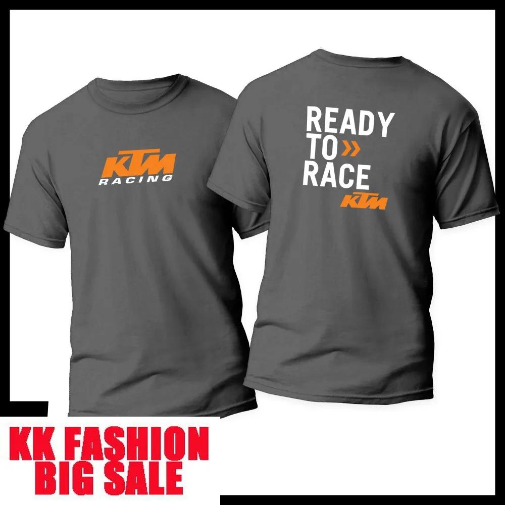 Nouveau T-shirt de sport décontracté unisexe en coton KTM 2026 pour la course moto, la conduite tout