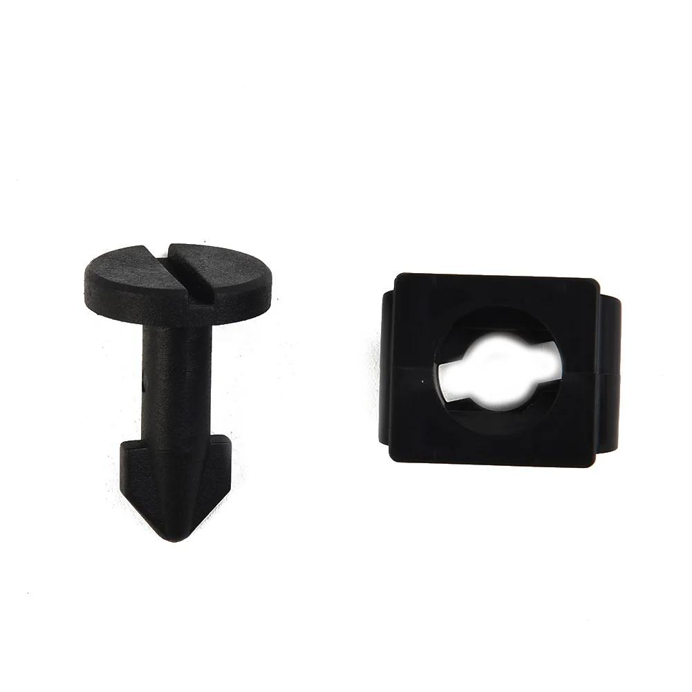 Couvercle de moteur en plastique pour Honda, 2 pièces, Kit d'œillets de maintien, Clips pour capot
