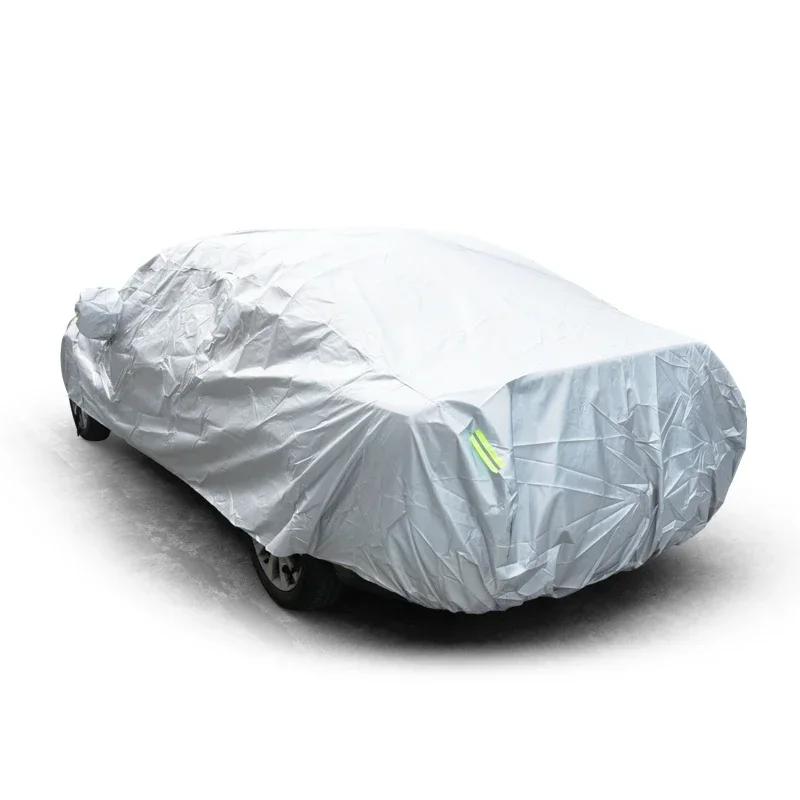 Housse de Protection extérieure pour voiture, couverture de neige extérieure complète, pare-soleil, 