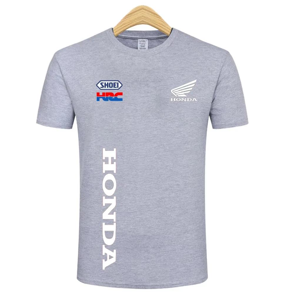 Honda été hommes T-shirt simple mode décontracté 100% coton Honda Harajuku haut respirant tout-terra