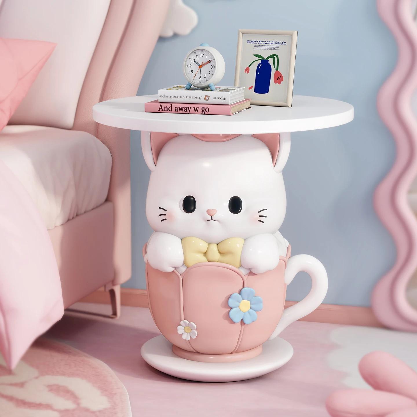 Décoration de chambre Kawaii, table basse, table d'appoint de canapé, table de chevet pour chambre d