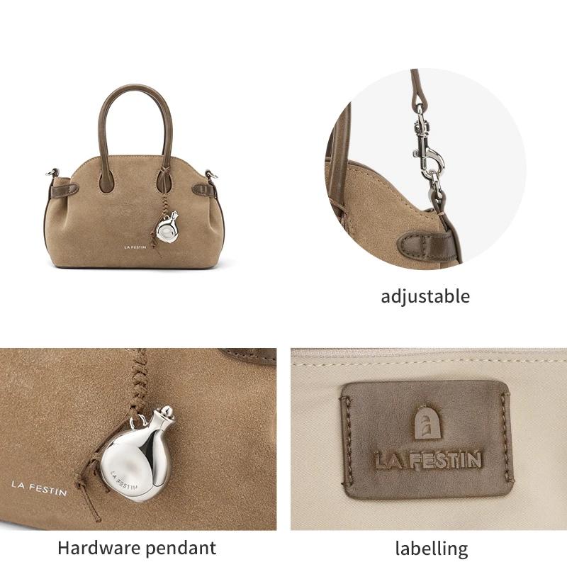 LA FESTIN marque originale sac pour femme 2025 nouveau sac en daim sac à main de luxe design sac Bos
