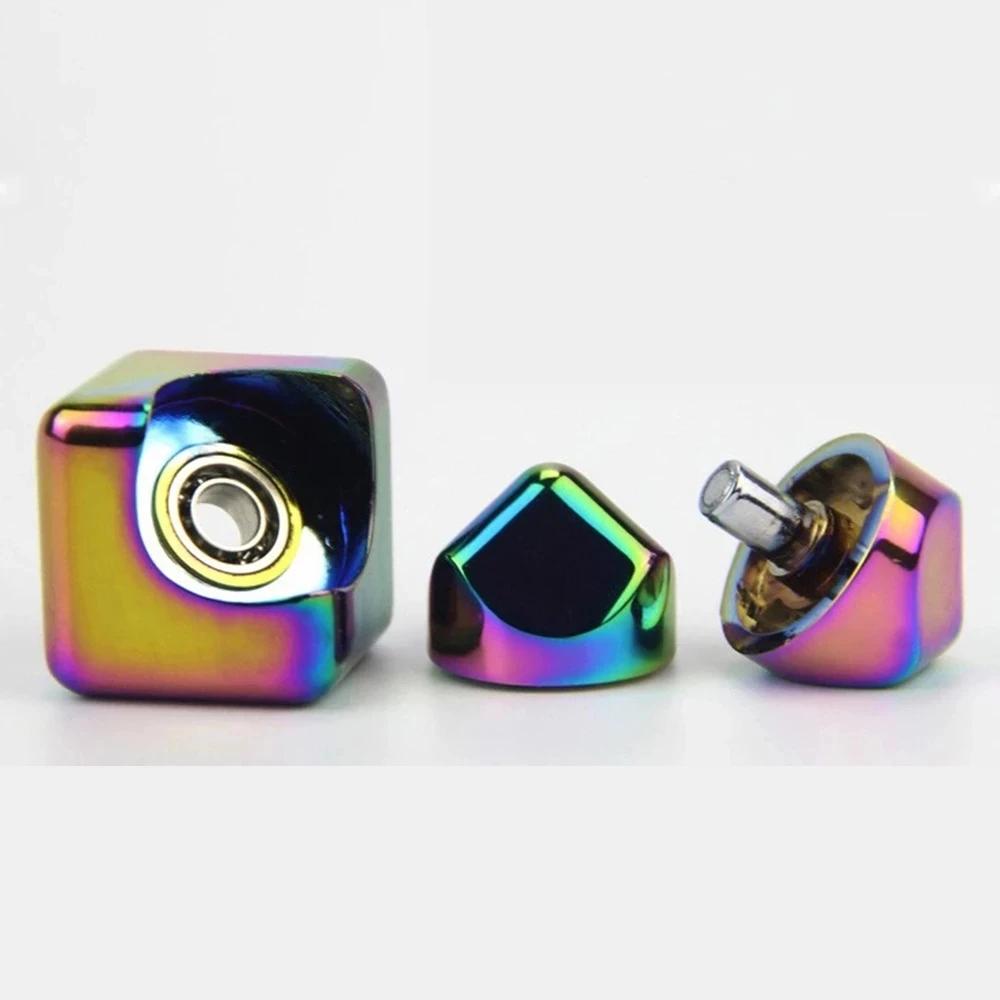Cube de dés à décompression carré, Anti-anxiété, jouets du bout des doigts, Fidget Spinner, jouets d