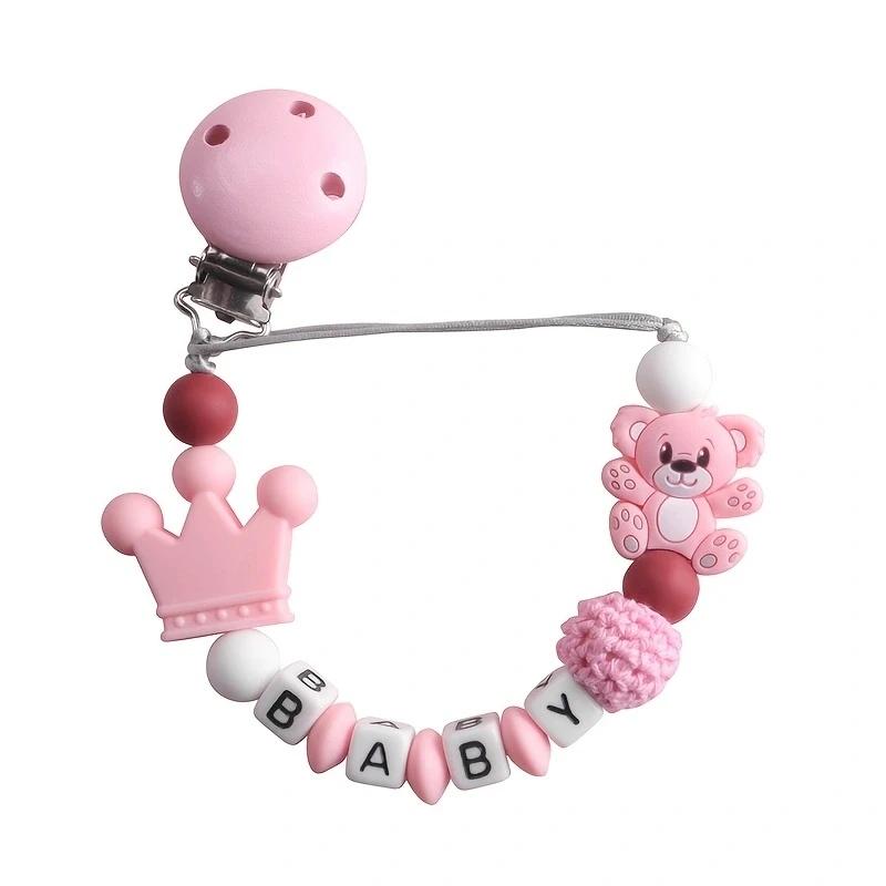 Koala – porte-sucette en Silicone, porte-chaîne pour bébés et enfants, Clips de dentition, anneau de