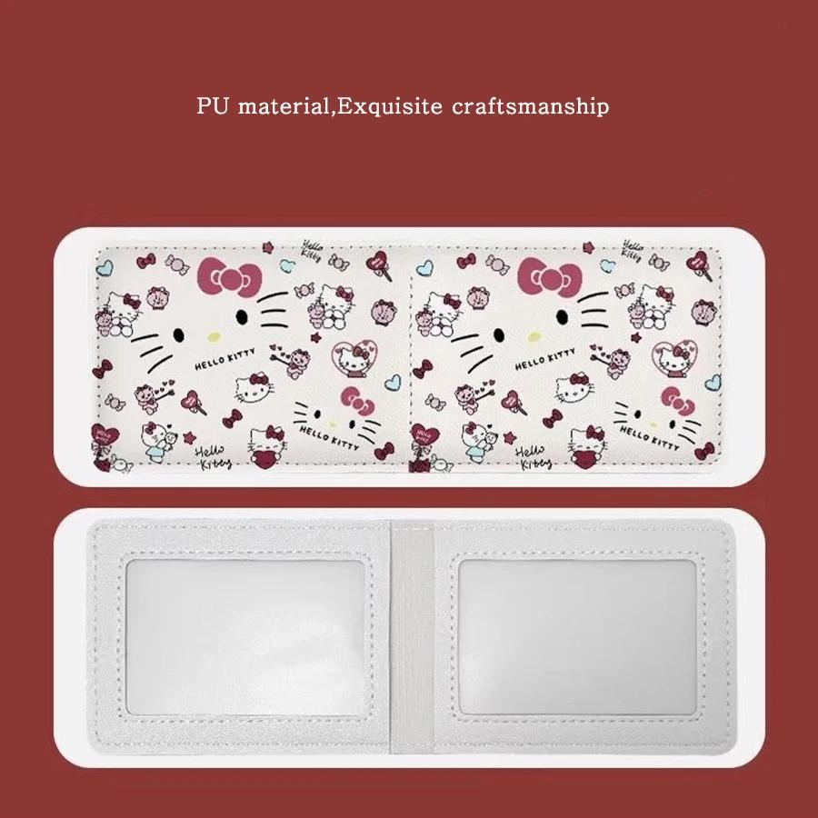 Porte-cartes Kawaii HelloKitty, porte-carte d'identité, porte-permis de conduire, porte-monnaie en P