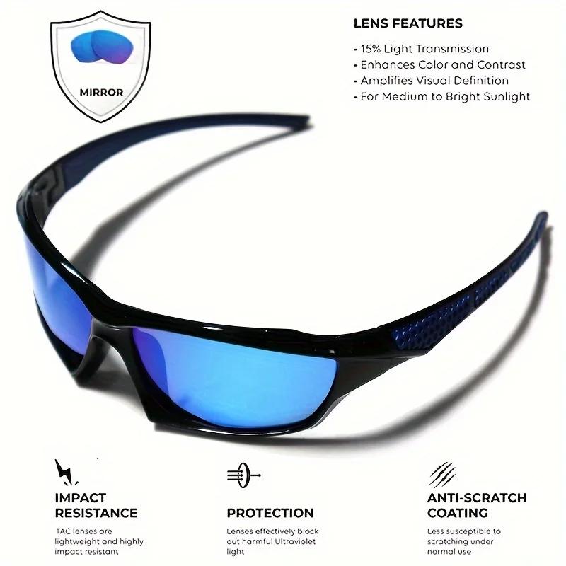 1/3 pièces sport lunettes de soleil polarisées pour hommes léger Vision nocturne hommes nuances cycl