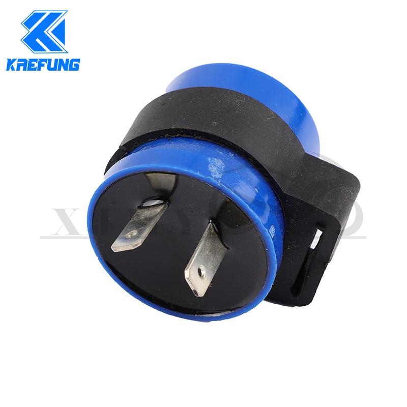 Clignotant intégré bleu pour moto, moteur, buzzer, clignotant, indicateur de citations, entrée DC 6V
