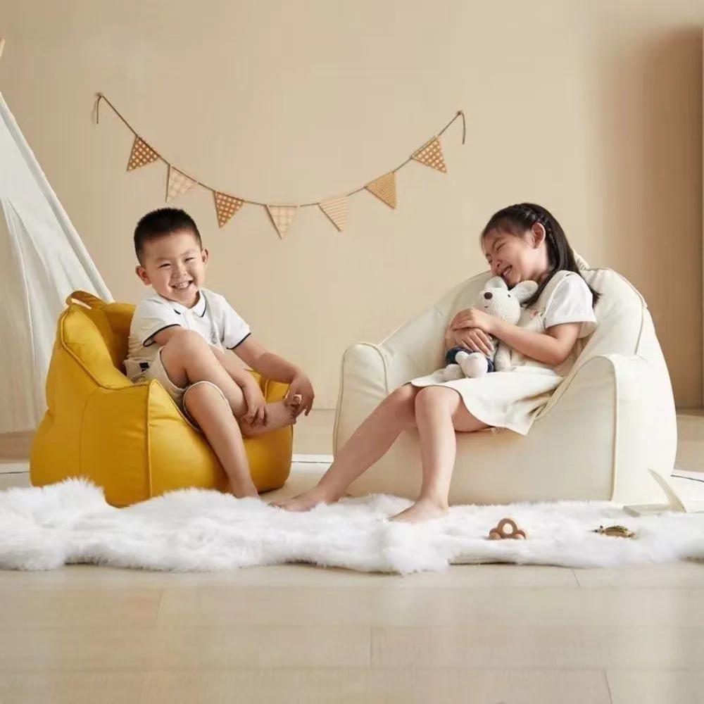 Mini canapé paresseux pour enfant, fauteuil de lecture, pouf individuel imperméable pour balcon, cha