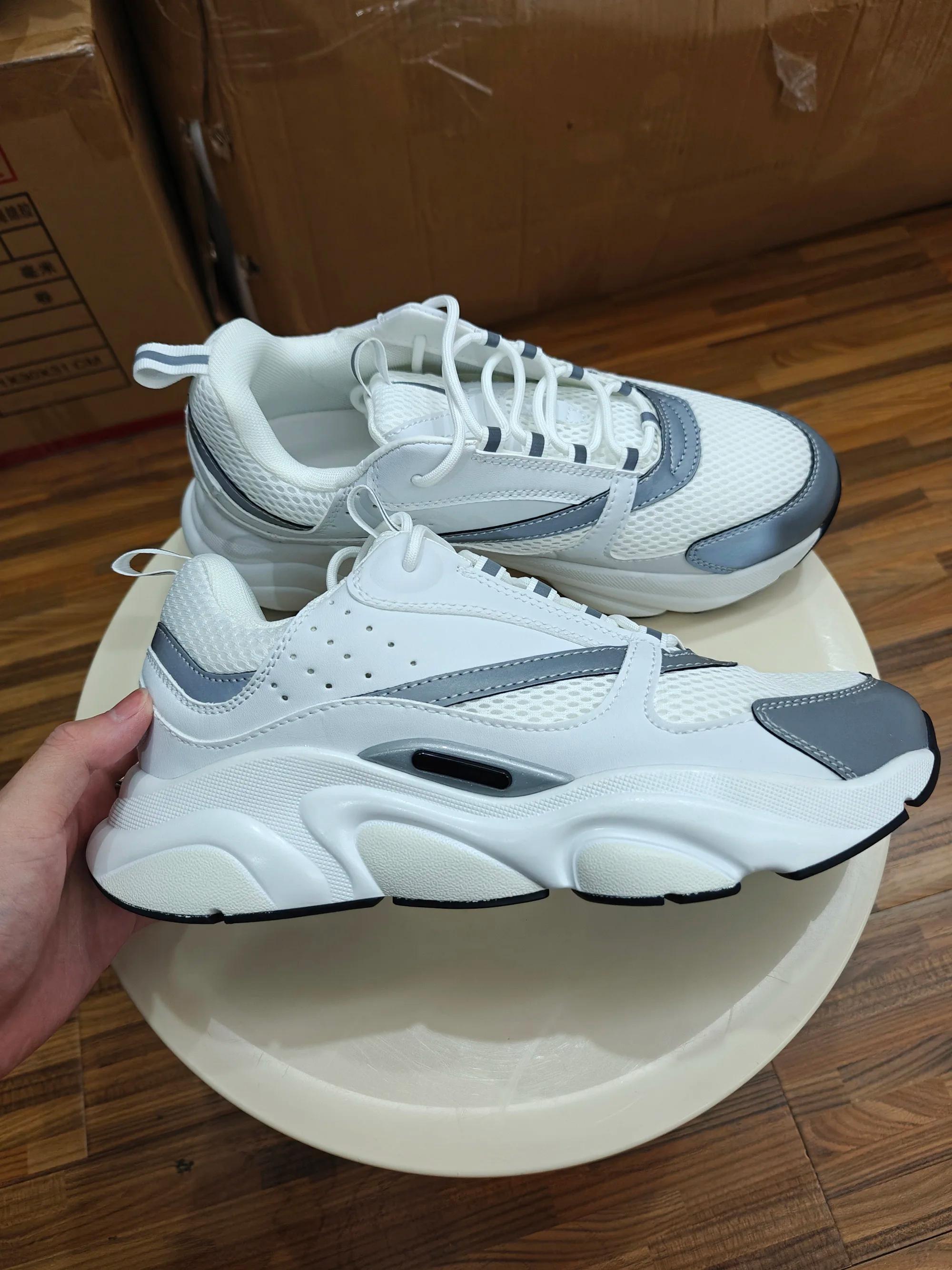 Sneakers unisexes B22 en mesh respirant, absorption des chocs, antidérapantes, légères, coupe basse,