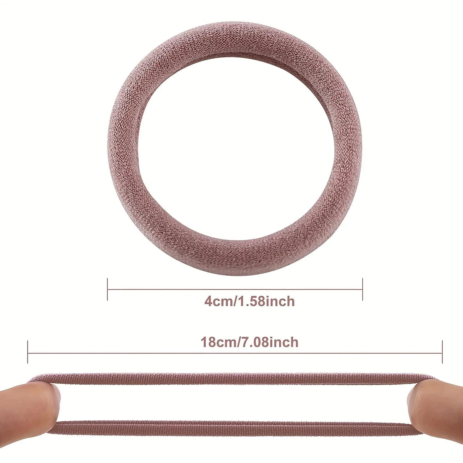 50 pièces/ensemble nouvelles femmes filles bonbons couleurs Nylon basique Scrunchie cheveux cravate 
