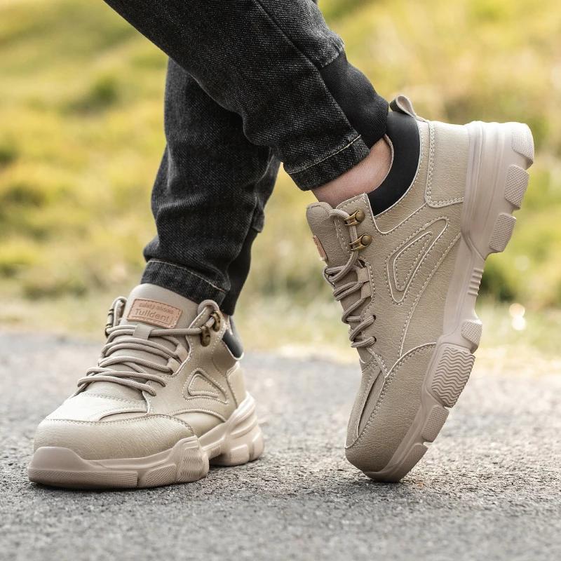 Chaussures de sécurité pour hommes, bottes de sécurité pour hommes, chaussures de travail Anti-écras