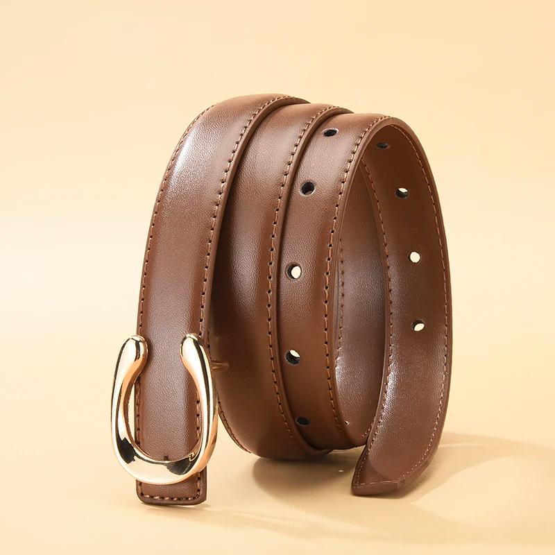 Ceinture à boucle C pour femmes, 2 à 3 pièces, jupe en jean Simple, ceinture à boucle automatique, t