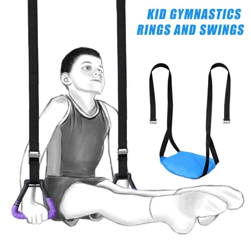 Anneaux de gymnastique jouet de Sport pour enfant anneaux de gymnastique antidérapants avec balançoi