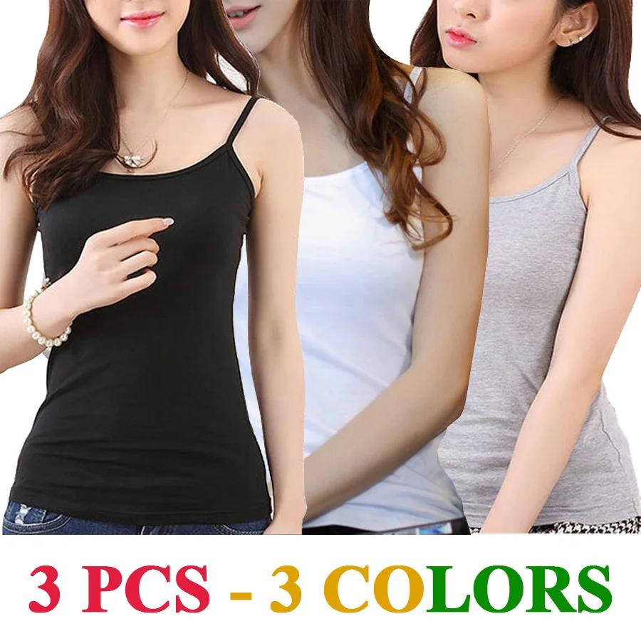 Camisole Sexy en Coton Solide Précieux Y-Soft pour Femme, Modèle Slim et Confortable, GlacTop Court 