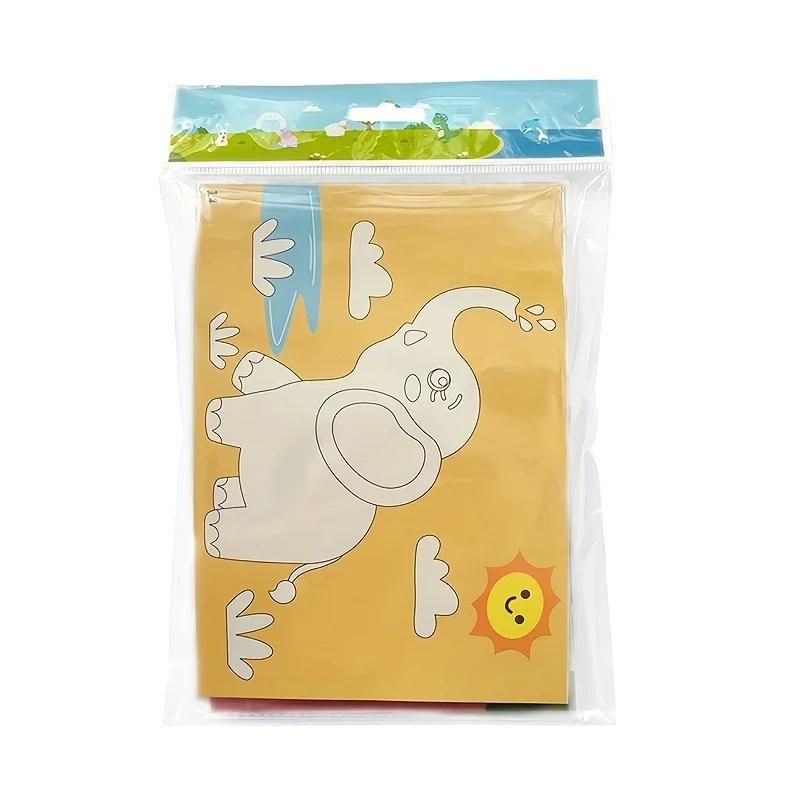 Ensemble d'autocollants 3D en mousse EVA, 10 pièces, autocollant de peinture pour l'apprentissage de