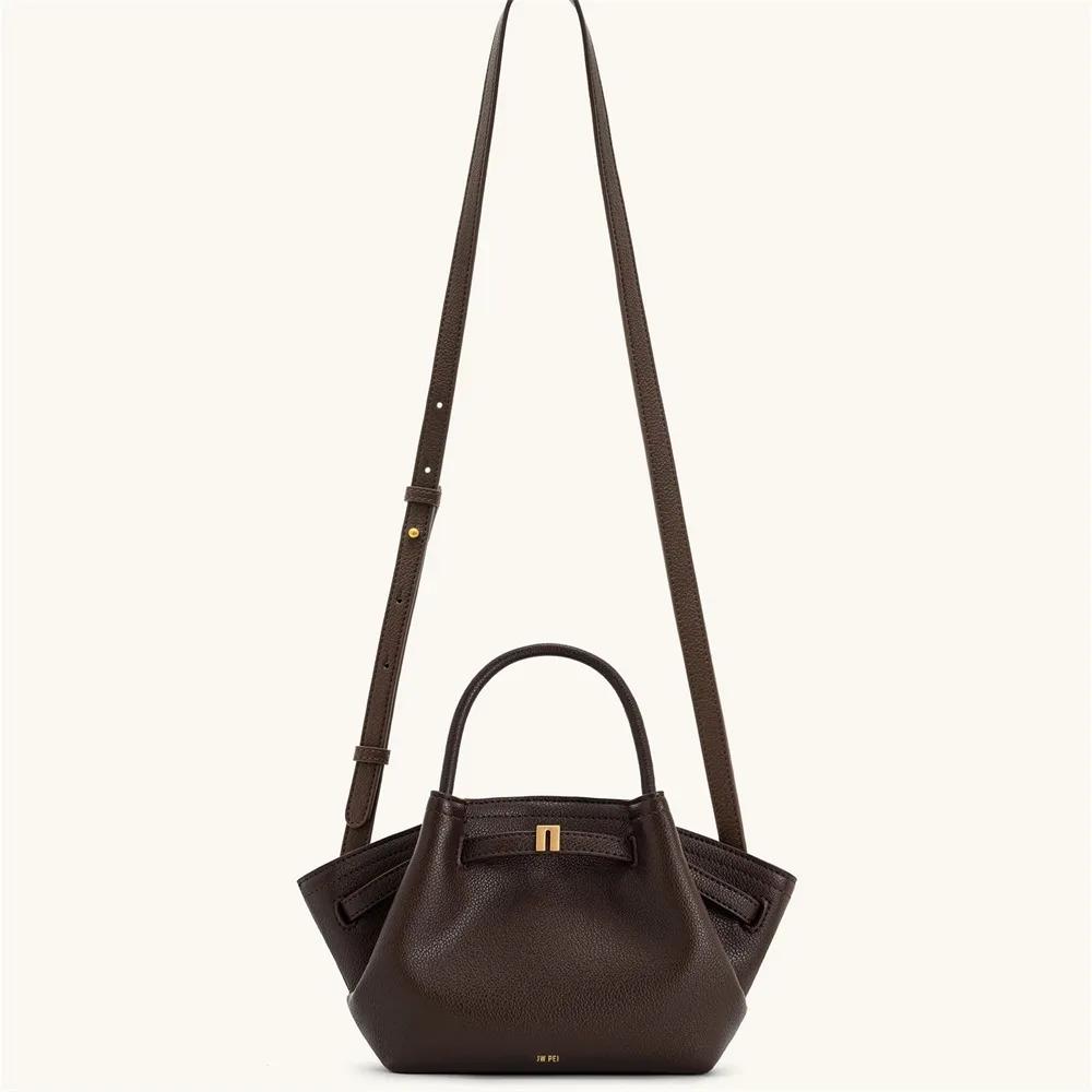 JW PEI 2026 Nouveau Sac à bandoulière pour femme, Mini sac fourre-tout en cuir végétalien de haute q