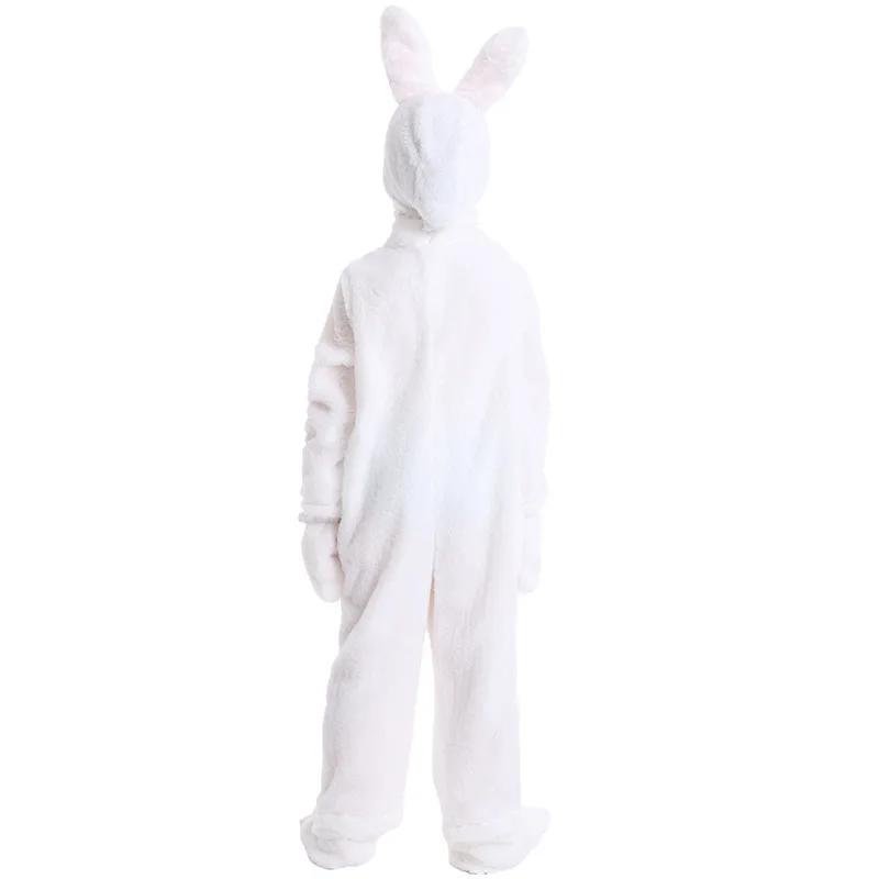 Pyjama une pièce en peluche lapin mignon pour enfants, idéal pour spectacle sur le thème de la forêt
