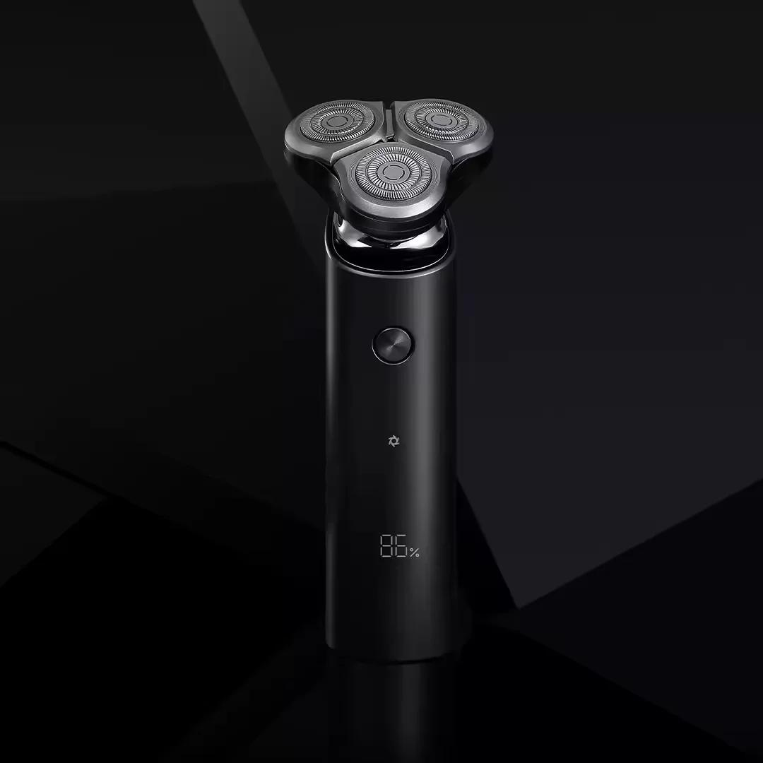 Rasoir électrique MIJIA S500, rasoir flexible portable à 3 têtes, rasage à sec et humide, tondeuse à