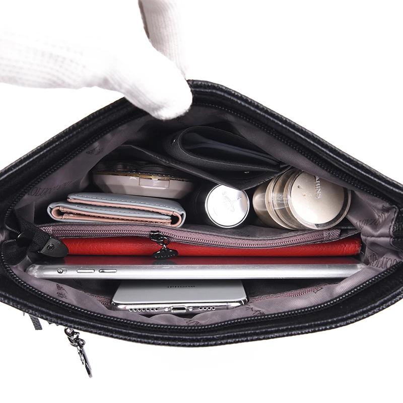 Sac à Main en Cuir de Luxe pour Femme, à Bandoulière, à la Mode