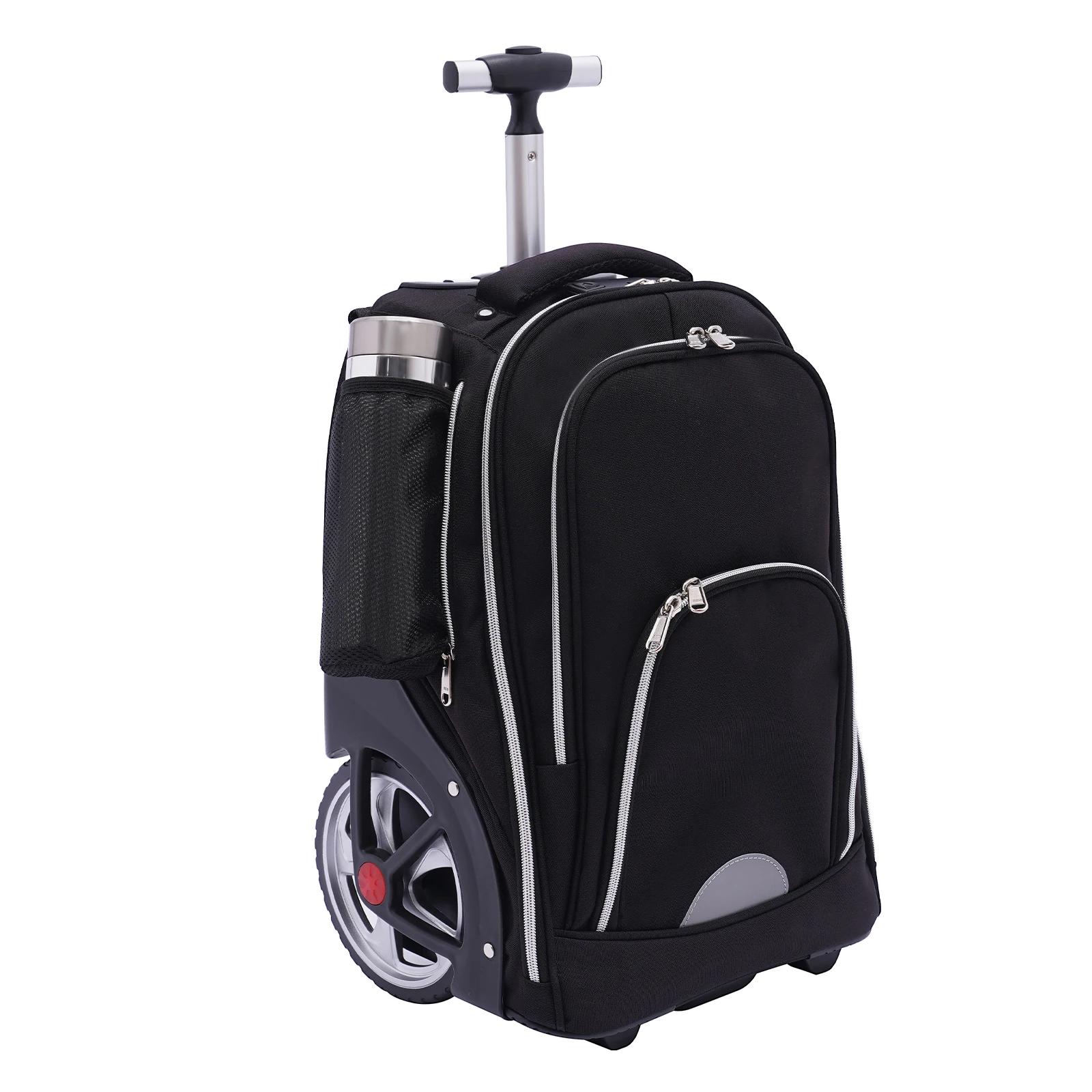 NOUVEAU Sac à dos trolley 45L, idéal comme bagage à main avec roulettes, multifonctionnel, adapté au