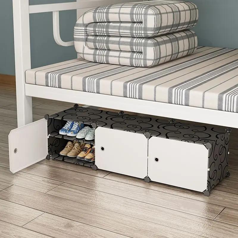 Armoires pliables à petite échelle pour la maison et le salon, grand espace multicouche, étagère, do