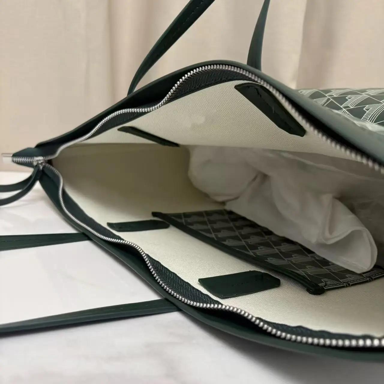 Sac fourre-tout géométrique 2-en-1 avec monogramme – Ensemble de sacs à bandoulière en cuir PU de qu