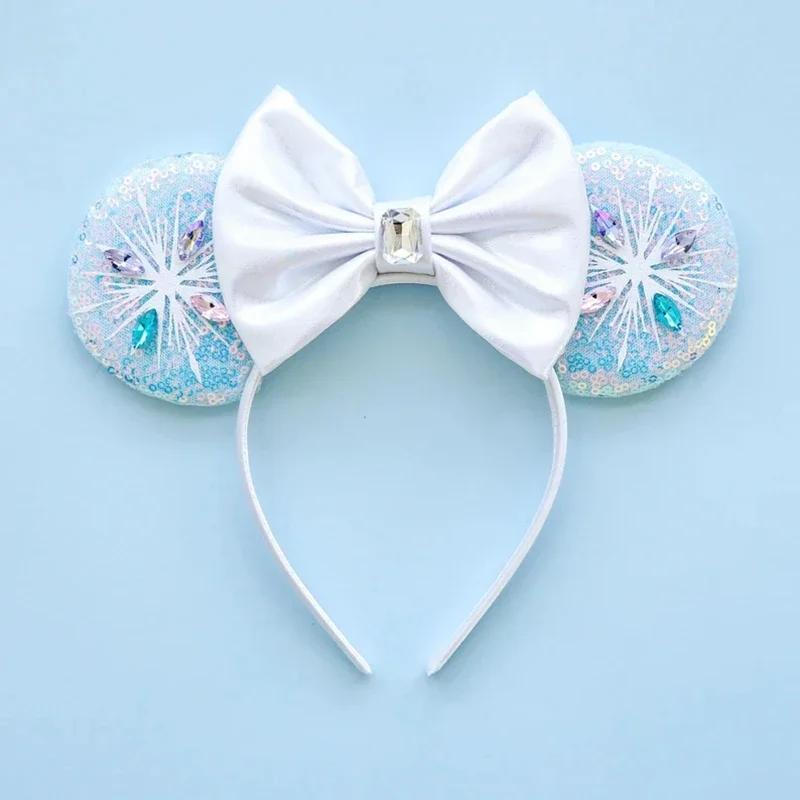 Disney Mickey Mouse bandeaux congelés oreille bandeau pour adultes Anna Elsa bonhomme de neige Olaf 