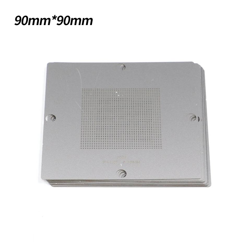 Pochoir universel BGA 80/90mm, ensemble de pochoirs 12 pièces pour ordinateur portable, réparation d