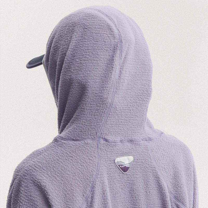 Chemise unisexe légère à capuche en velours nuage à séchage rapide pour les sports de plein air : ca