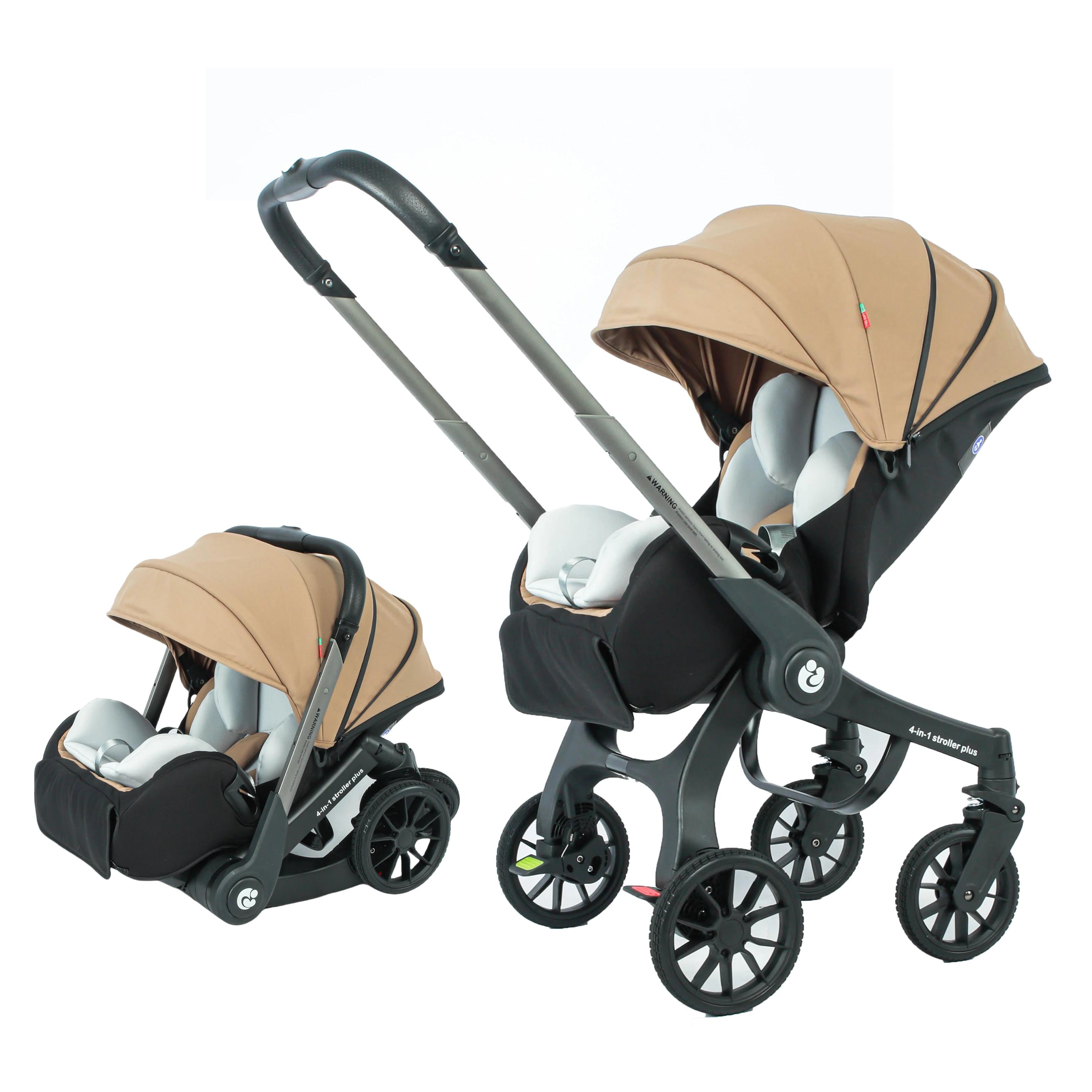 STOCK ue 4 in1 bébé poussette multifonctionnel nouveau-né landau pliable panier type siège léger voy
