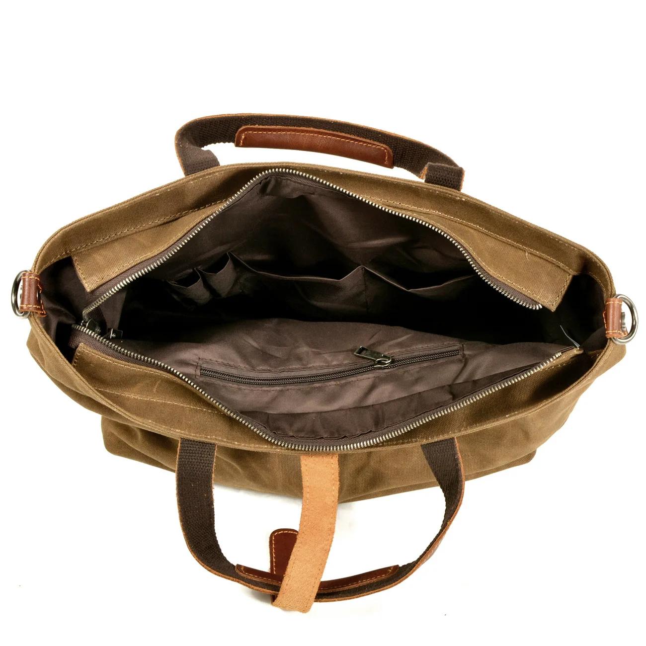 Sac à bandoulière en toile pour hommes et femmes, sac à main simple, horizontal, monochromatique, ré