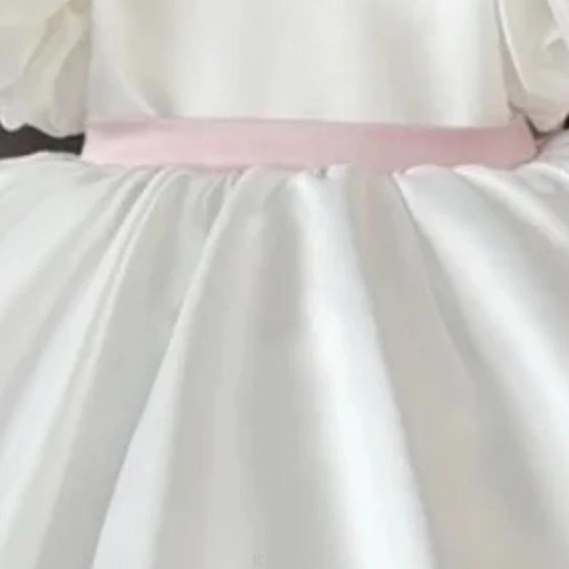 Robe de mariage pour filles, vêtements de princesse pour enfants, Costume de mariage à fleurs, tenue