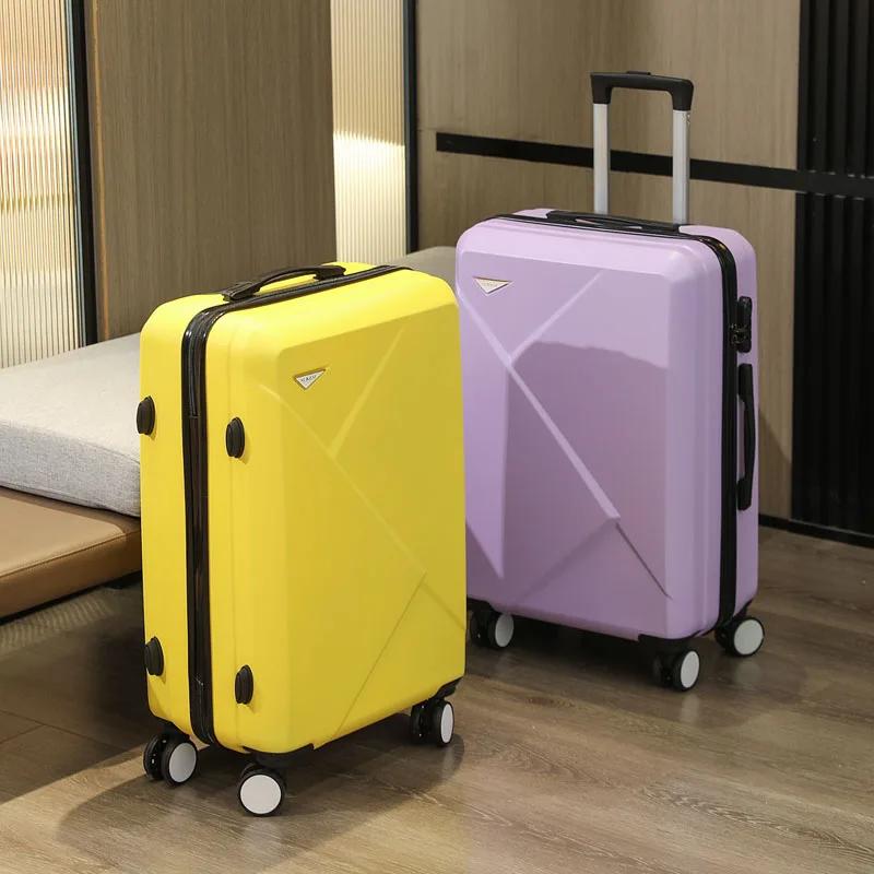 Valise à bagages à main irrégulière Z 20/24/28 pouces, roues rotatives en Abs avec serrure à combina