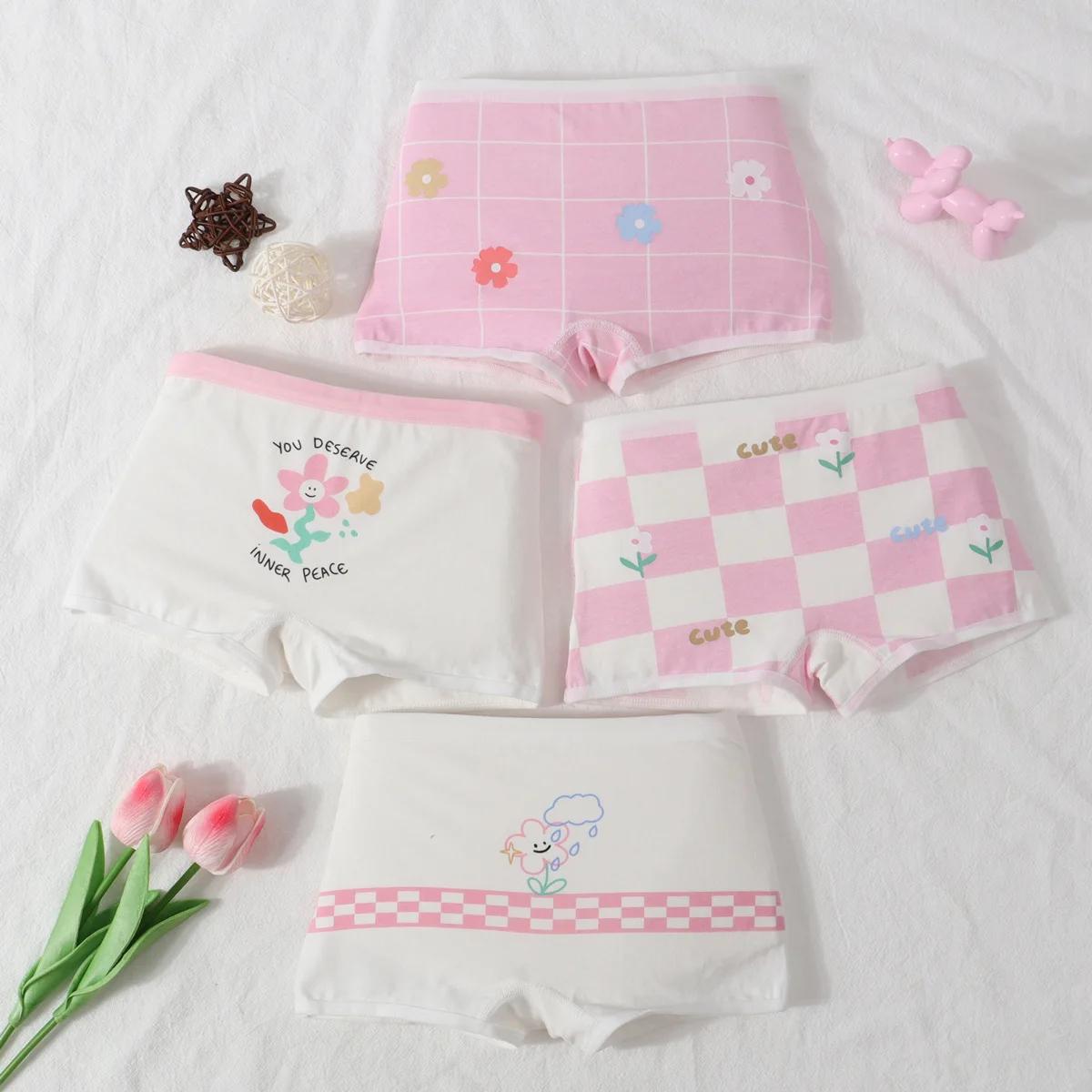 Nouveaux sous-vêtements pour enfants, sous-vêtements en coton, sous-vêtements pour filles, boxeurs p
