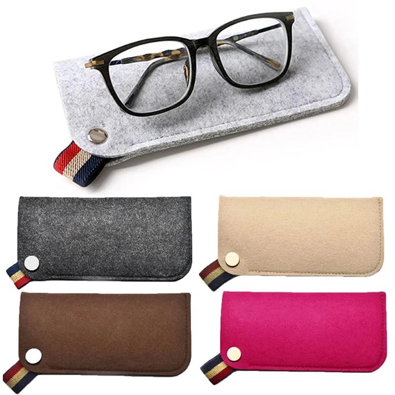 Sac Portable en feutre de laine pour lunettes de lecture, pochette pour lunettes de soleil pour étud