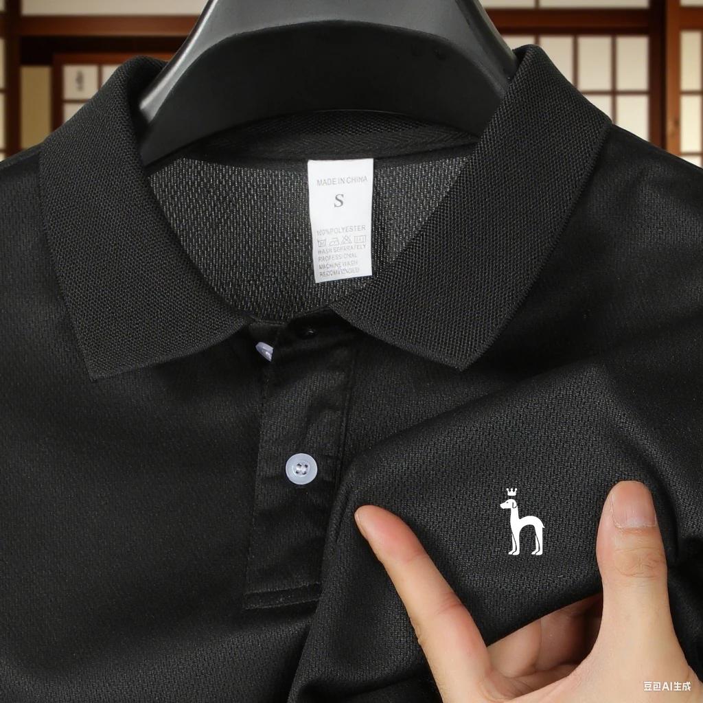 Polo à manches courtes pour homme de marque haut de gamme, t-shirt décontracté de golf tendance pour