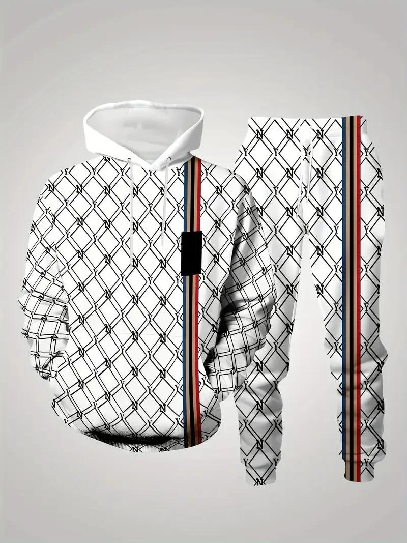 Le nouvel ensemble pour hommes pour le printemps et l'automne 2025 présente une impression de motifs
