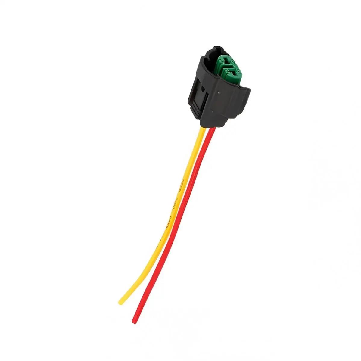 Connecteur de faisceau de lumière femelle noir H11 12V, 2 pièces, faisceau de câblage pour phare ant