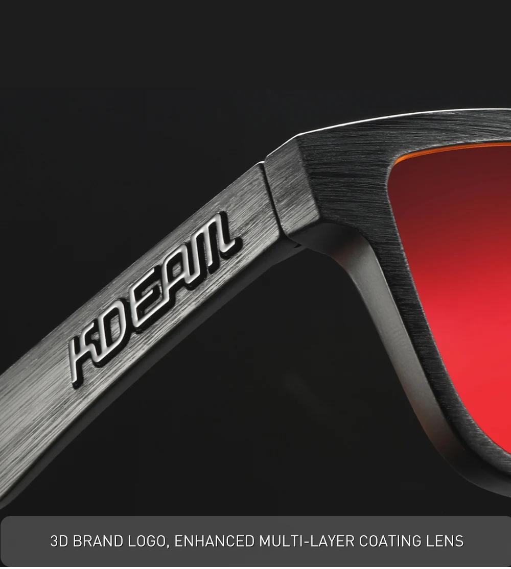 KDEAM lunettes de soleil pour hommes de grande taille lunettes de Vision nocturne photochromiques po