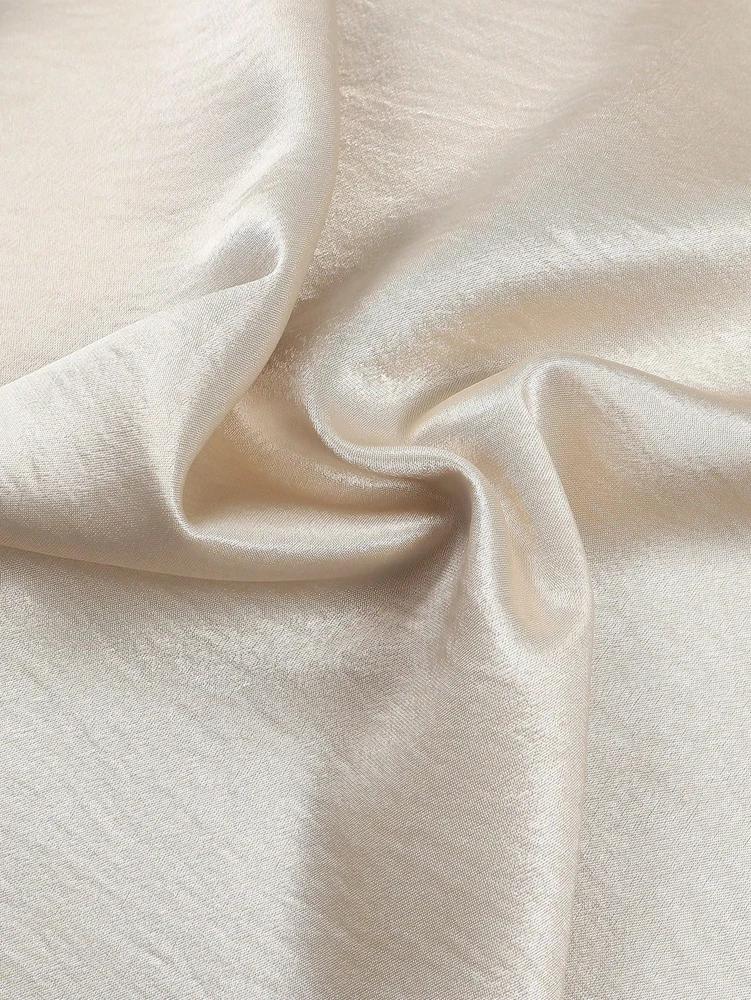 Demi-jupe trapèze en Satin pour femmes, nouveau Design Premium, élégant, couleur Pure, ceinture, col
